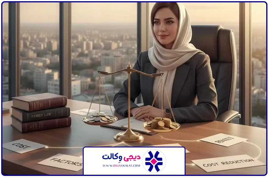 بررسی وکلا و فاکتور ها | هزینه وکیل خانواده غرب تهران