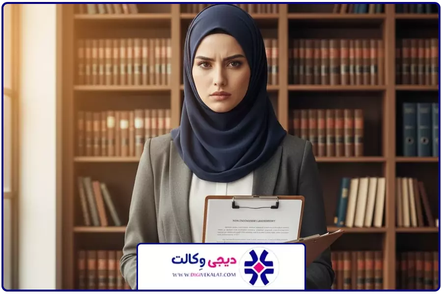 اهمیت حضور وکیل | وکیل قرارداد رازداری