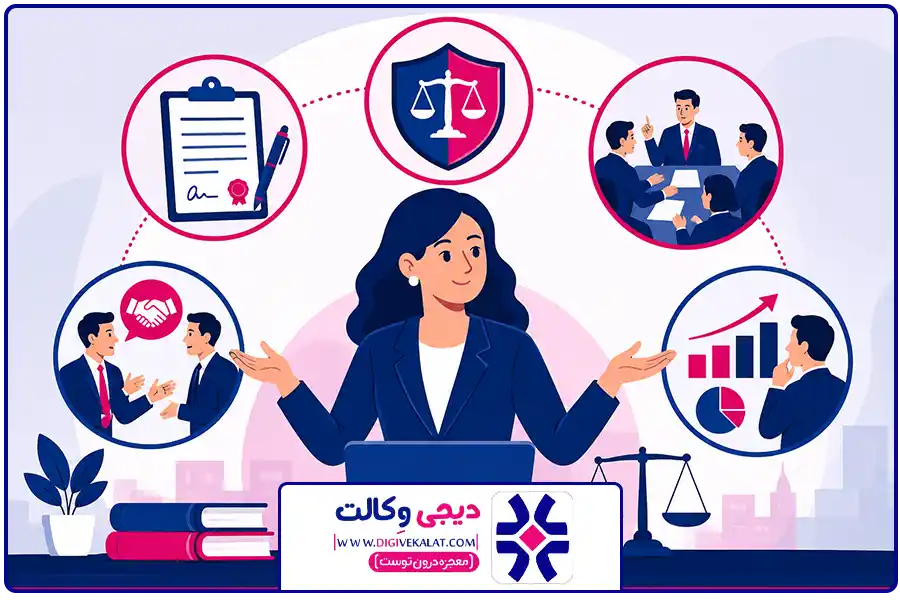 وکیل متخصص امور شرکت ها | مطالبه خسارت و مطالبات مالی